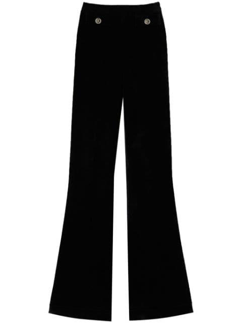 Oval T knit flared trousers by TWINSET