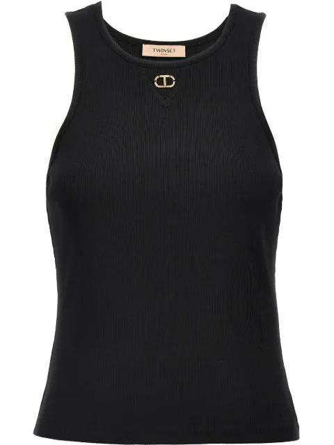 Oval T tank top by TWINSET
