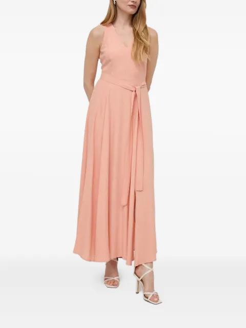 V-neck split maxi dress by TWINSET