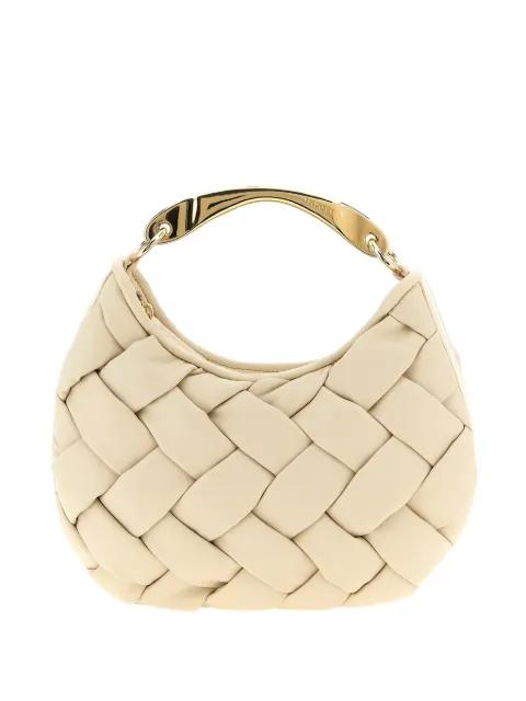 Weaved leather-effect tote bag by TWINSET