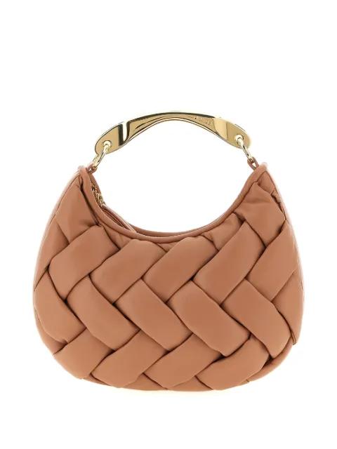 Weaved leather-effect tote bag by TWINSET