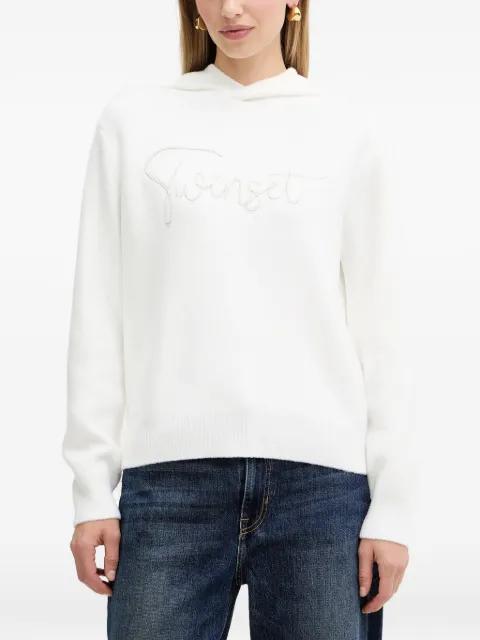 beaded hoodie by TWINSET