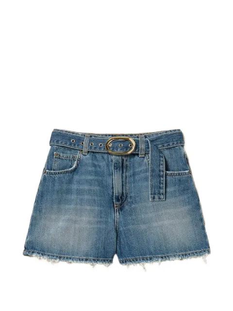 belt-fastening shorts by TWINSET