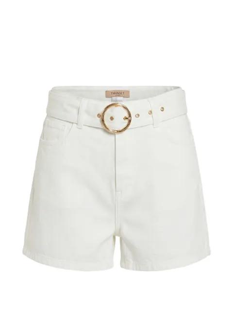 belted shorts by TWINSET