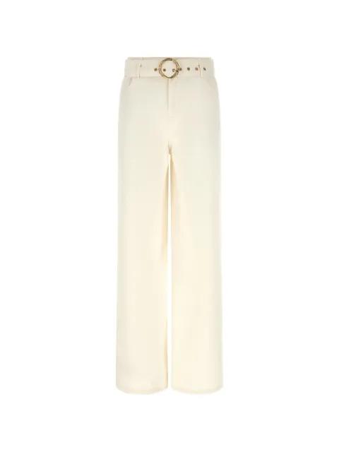belted wide-leg jeans by TWINSET
