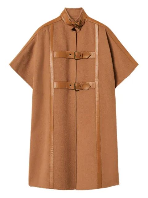 buckle-fastening cape by TWINSET