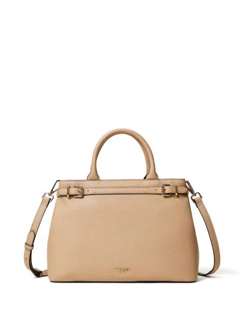 buckle-fastening top-handle tote bag by TWINSET
