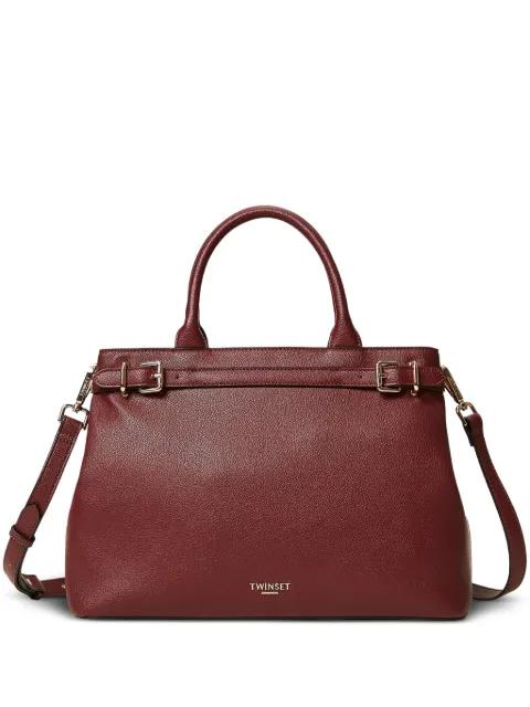 buckle top-handle tote bag by TWINSET