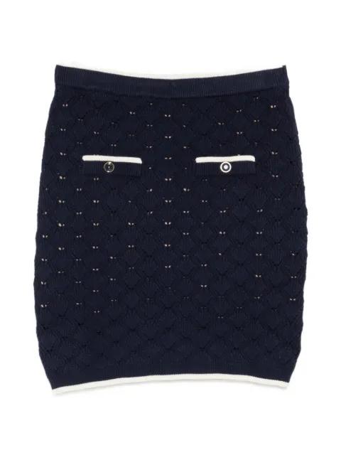 button-detail skirt by TWINSET