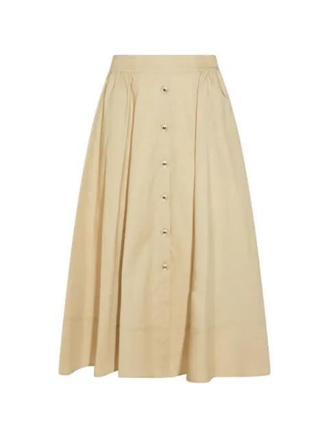 button-down midi skirt by TWINSET