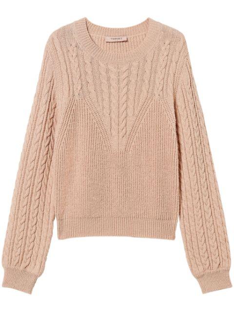 cable-knit sweater by TWINSET