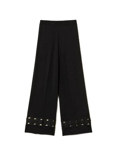 cable-knit trousers by TWINSET