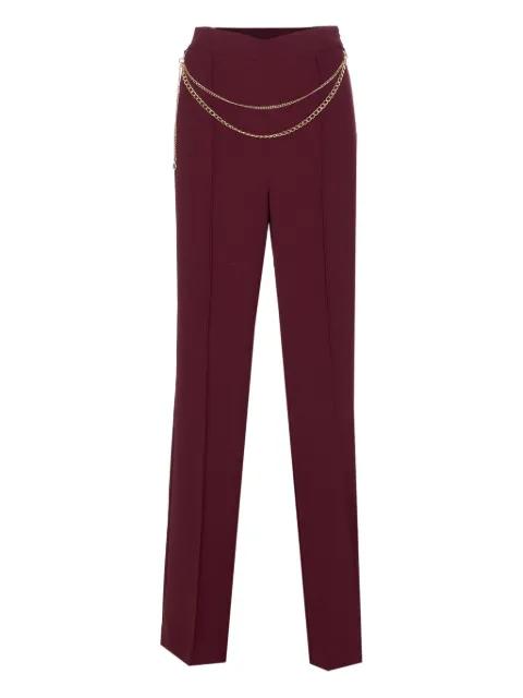 chain-embellished trousers by TWINSET
