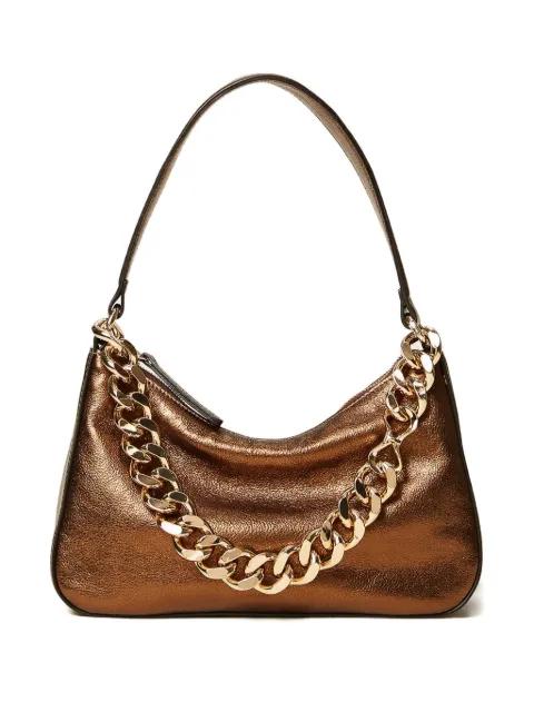 chain leather shoulder bag by TWINSET