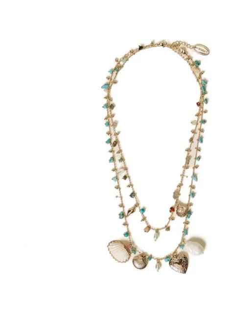 charm-detail chain necklace by TWINSET