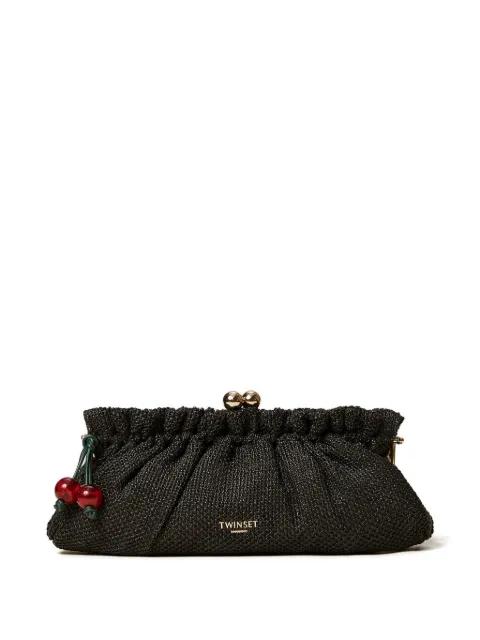 cherry-detail clutch bag by TWINSET