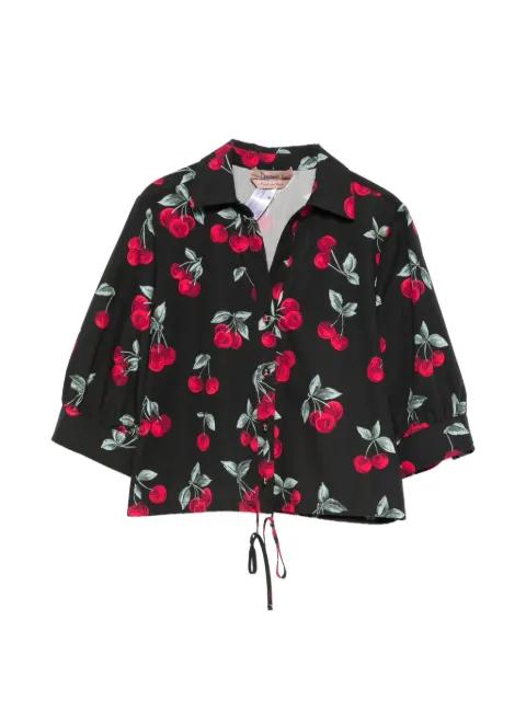 cherry-print button-fastening shirt by TWINSET