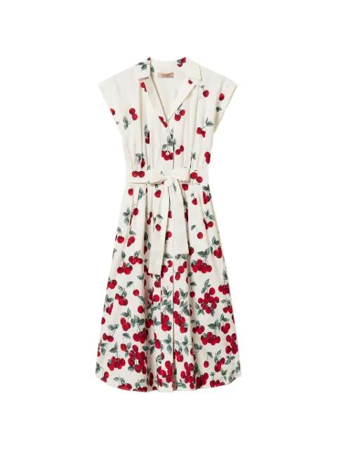 cherry-print midi dress by TWINSET
