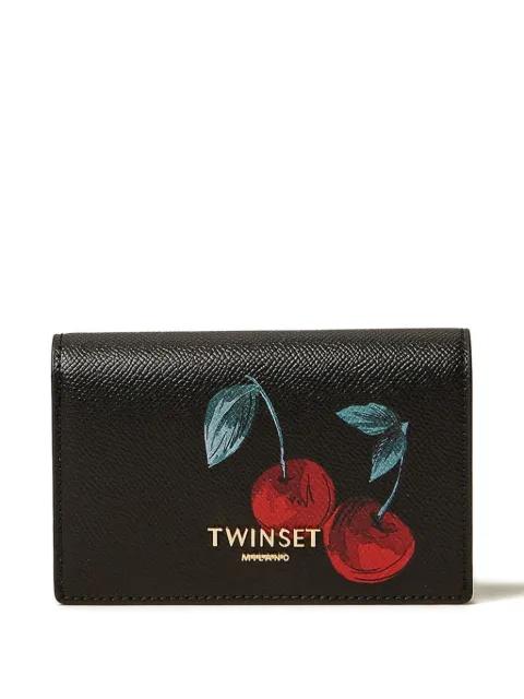 cherry-print wallet by TWINSET