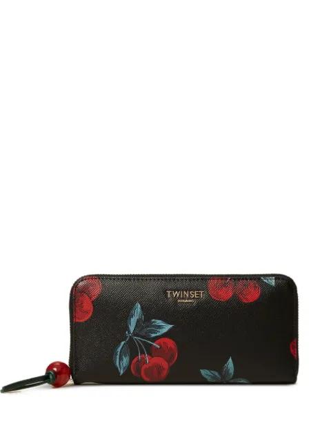 cherry-print zip wallet by TWINSET