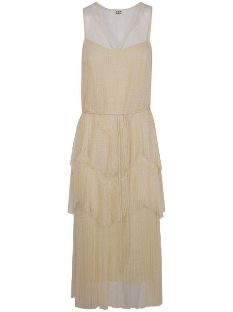 colourblock midi dress by TWINSET