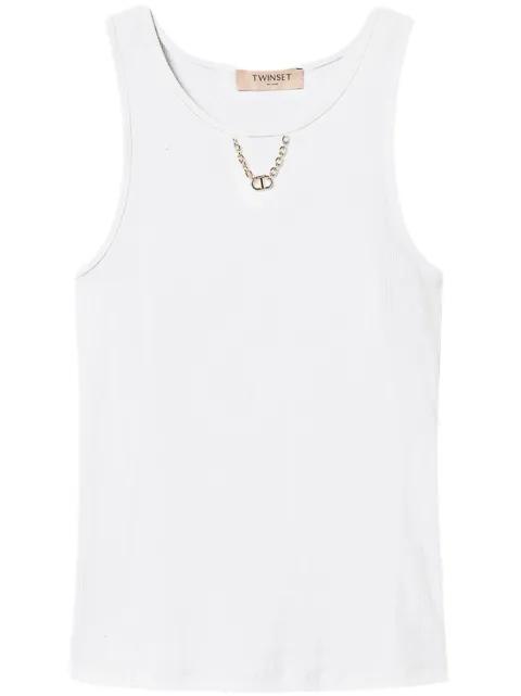 cotton tank top by TWINSET