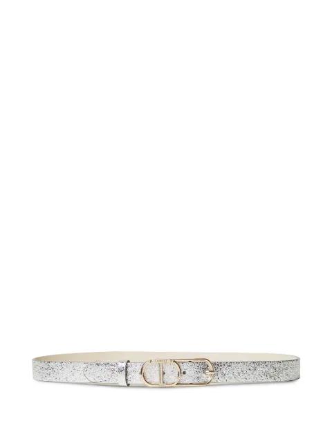 cracked-effect leather belt by TWINSET