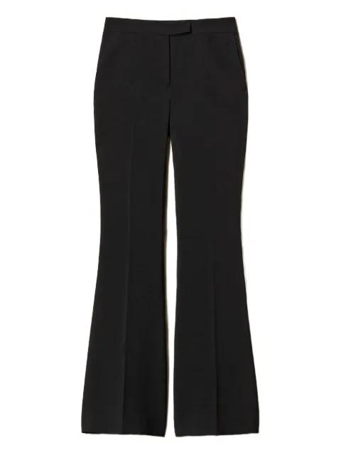 crepe flared trousers by TWINSET