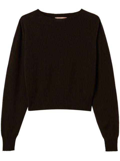 crew-neck cashmere sweater by TWINSET