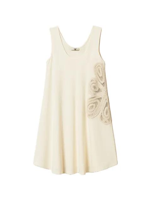crochet-appliqué dress by TWINSET