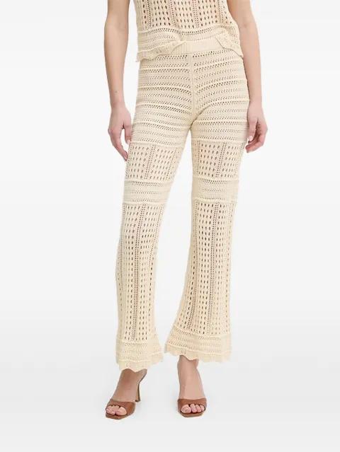 crochet-construction trousers by TWINSET