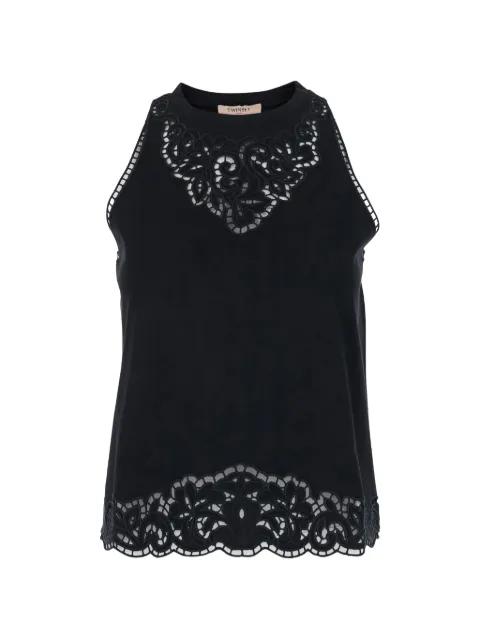 crochet detail top by TWINSET