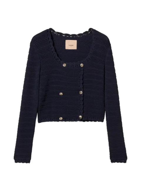 crochet-knit cardigan by TWINSET