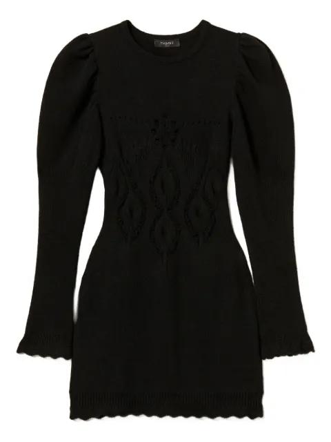 crochet-knit mini dress by TWINSET