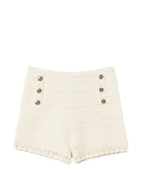 crochet-knit shorts by TWINSET