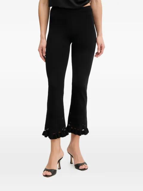 crochet ruffled trousers by TWINSET