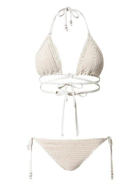 crochet-triangle bikini by TWINSET