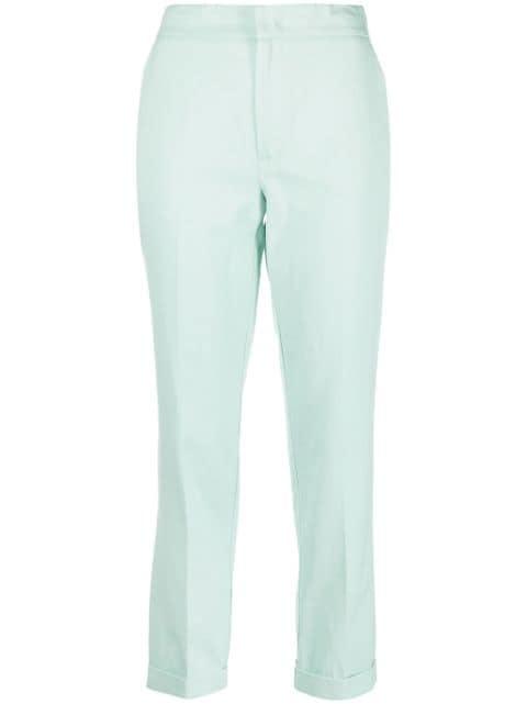 cropped straight-leg trousers by TWINSET