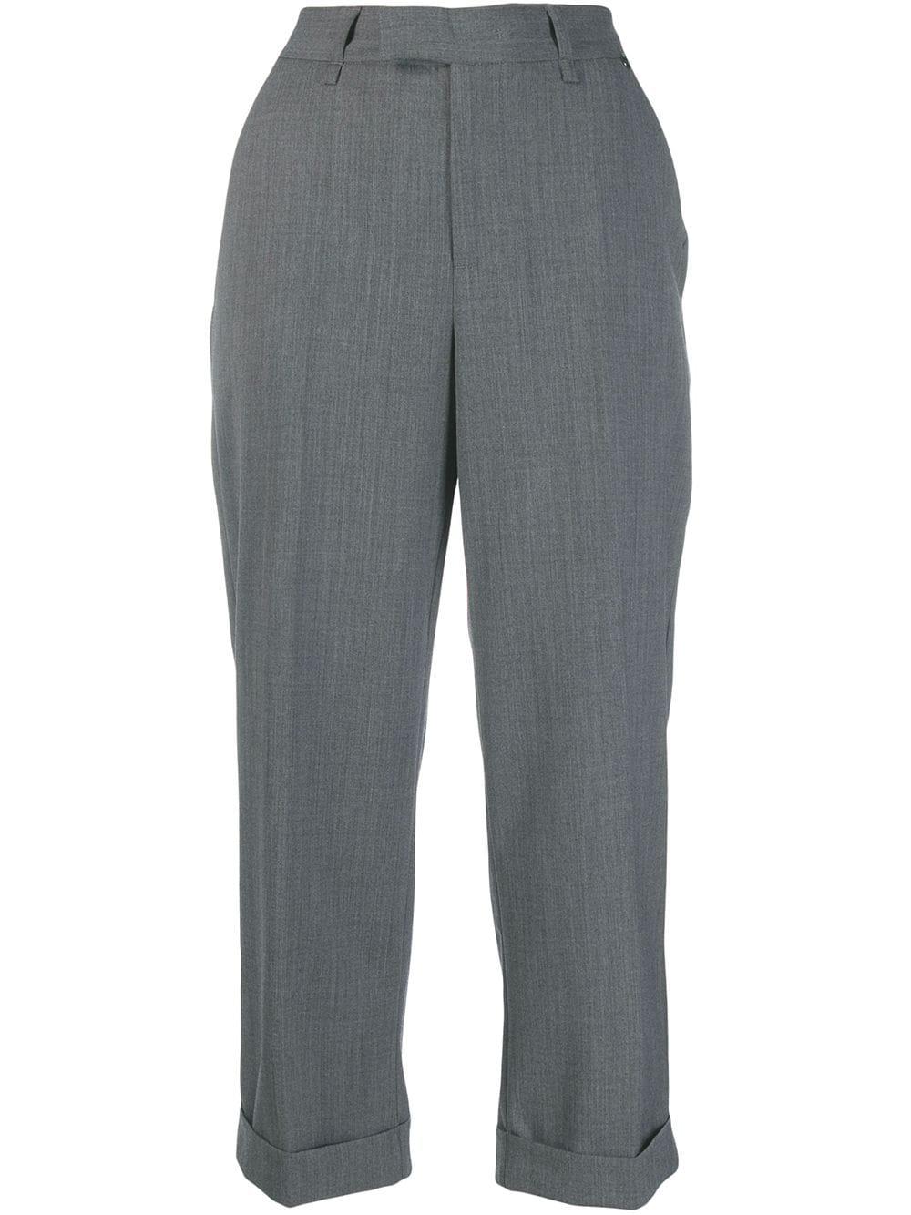 cropped wool trousers by TWINSET