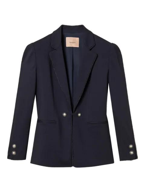 decorative-button blazer by TWINSET