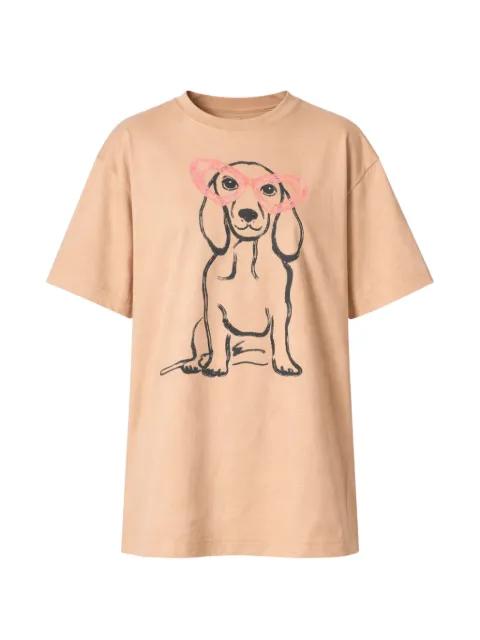 dog-print T-shirt by TWINSET