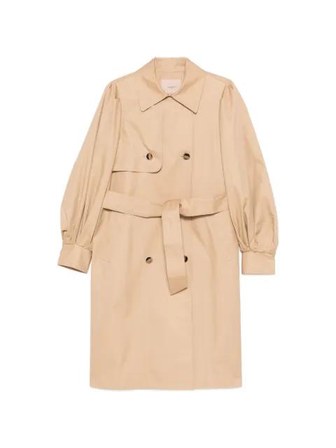 double-breasted belted coat by TWINSET