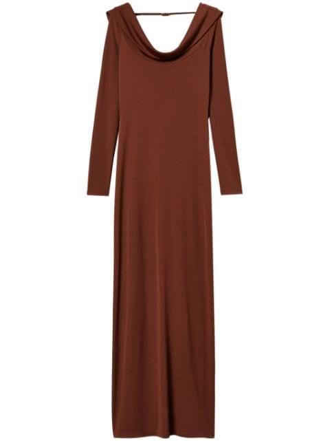 draped maxi dress by TWINSET