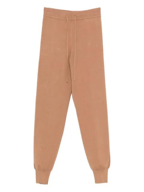 drawstring-cuffed trousers by TWINSET
