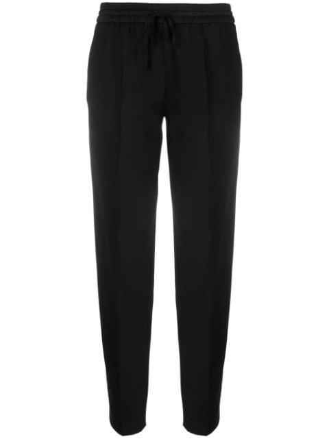 drawstring-waits straight-leg trousers by TWINSET
