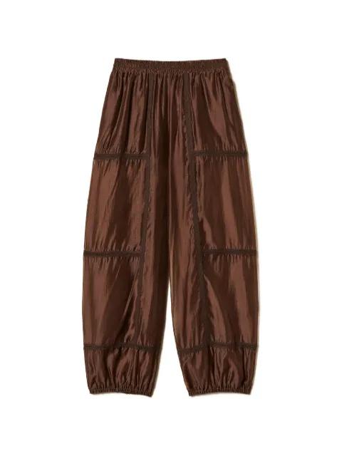 elastic-waistband trousers by TWINSET