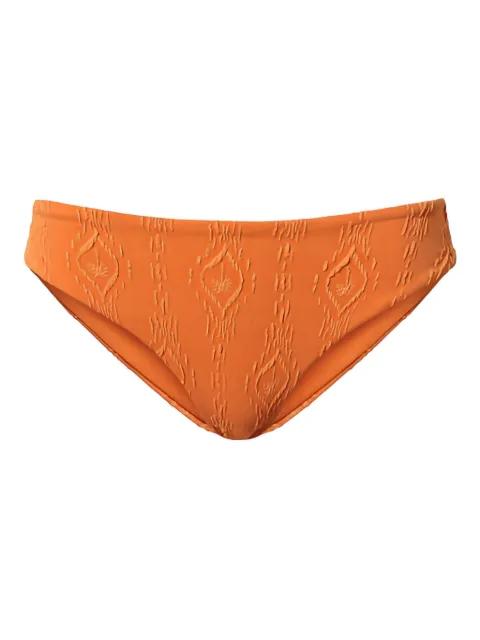 embossed-pattern bikini bottom by TWINSET