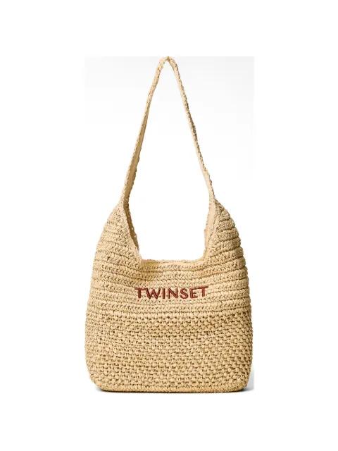 embroidered bucket bag by TWINSET