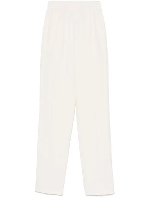 embroidered crepe trousers by TWINSET