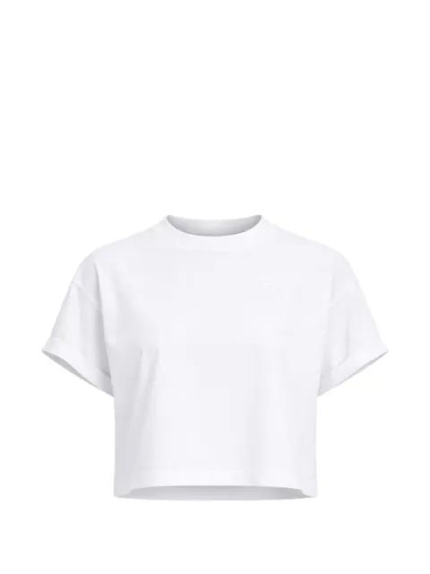 embroidered cropped T-shirt by TWINSET